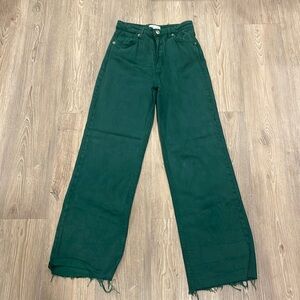 Green Zara Jeans - Fit size 2 tagged size 4